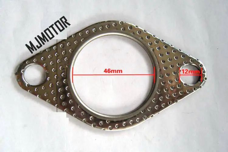 (2pcs/kit) Exhaust pipe interface gaskets 3 models for Chinese CHERY QQ M1 X1 372 472 Engine Auto car motor parts S11-1205311BA