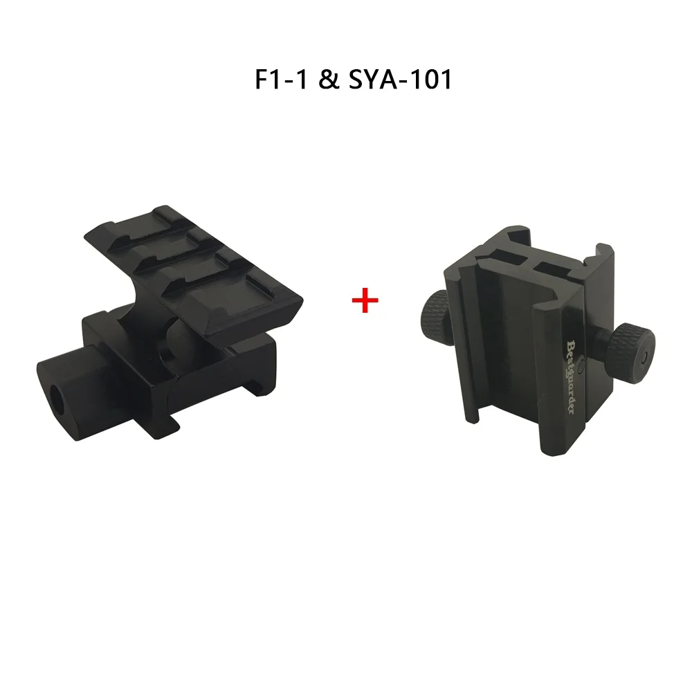 

Lightweight Riser Mount for Rifles with Picatinny / Weaver Rail Rifle Scope Mounts Adapter 3 Slots gun accessories