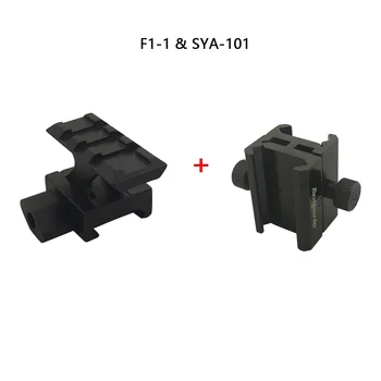 

Lightweight Riser Mount for Rifles with Picatinny / Weaver Rail Rifle Scope Mounts Adapter 3 Slots gun accessories