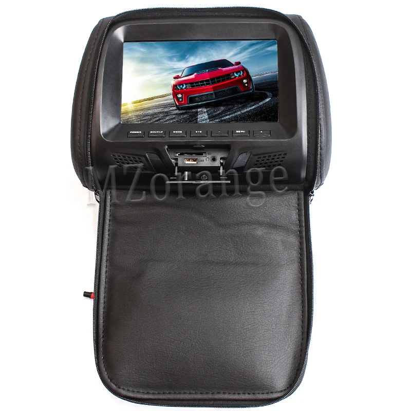 

Mzorange car Monitor 7 inch General Car Headrest Monitor with touch button and remote control Beige/Gray/Black AV USB SD MP5 FM