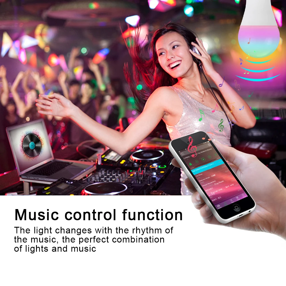 15 W AC85 265V затемнения B22 E27 светодиодный лампы Bluetooth Smart Magic светильник RGBW RGBWW Цвет
