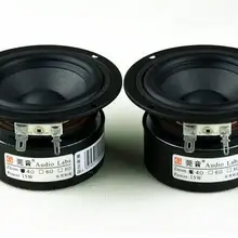 Одна пара 3 дюймов 4 Ом 15 Вт полный спектр динамик сабвуфер твитер HIFI громкий динамик коробка DIY