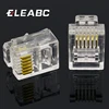 Tasa de descuento RJ11 6P6C red Modular Jack hombre tapones 6 Pin conector telefónico 16WqGm6W