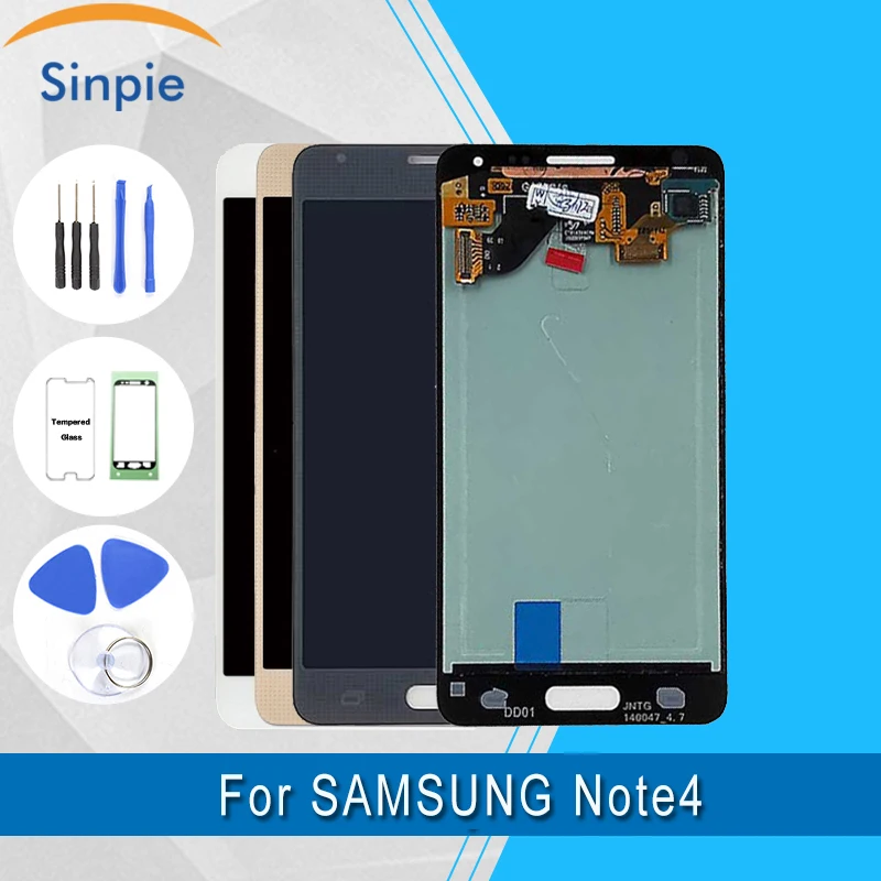 Для samsung Galaxy NOTE 4 Mini G850 дисплей сенсорный экран планшета Ассамблеи с яркость