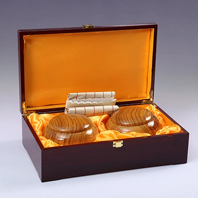 National New Yunzi Go Chess Go Game Set Suits Carved Gold Double Plate Go Chess Wood Box Go Chess Set Gifts Yernea