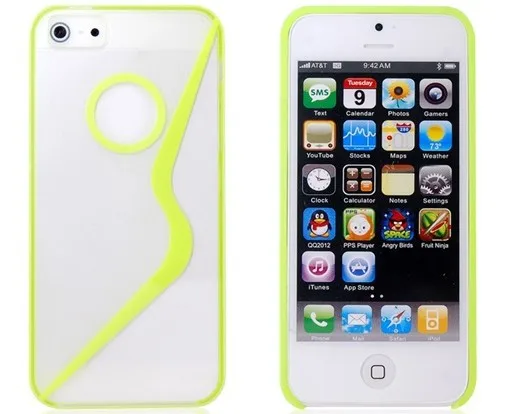 Dual Color S Pattern Protective Case for iPhone 5 |
