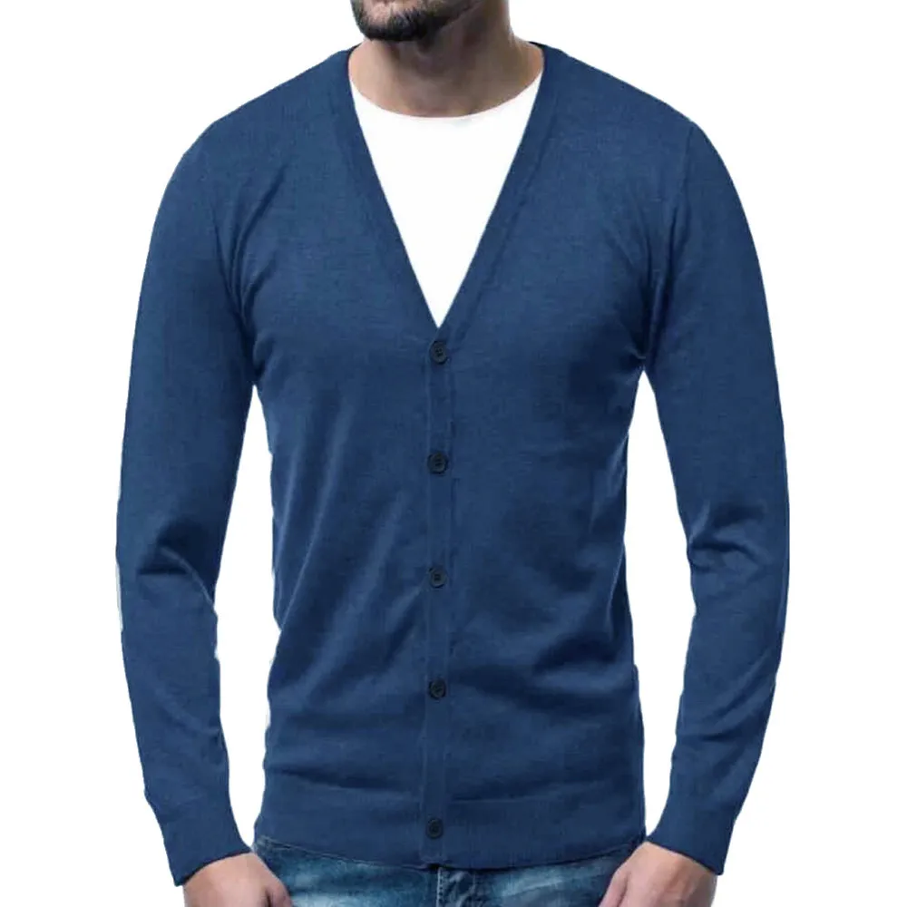 

Sweater Men Autumn Winter Warm Pullover Cardigan Button Knitted Solid Sweaters Mens Blouse Male O-Neck Tops Brand New 5XL