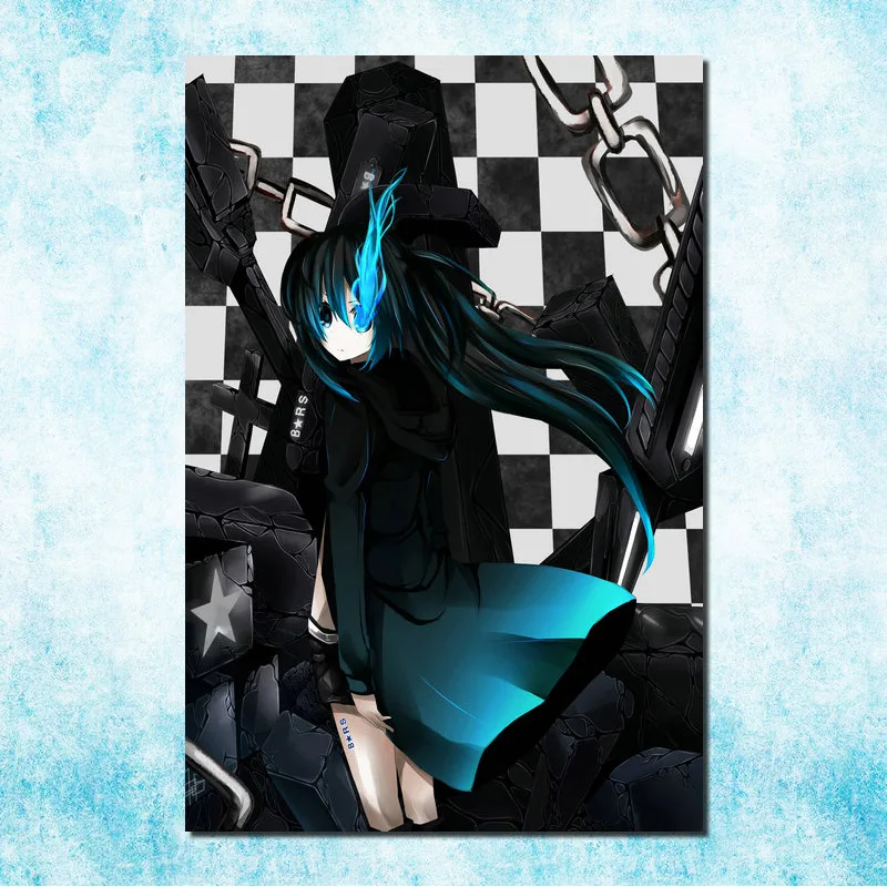 Black Rock Shooter SE X Y аниме для девочек Искусство Шелковый Холст печати плакатов 13x20 32x48