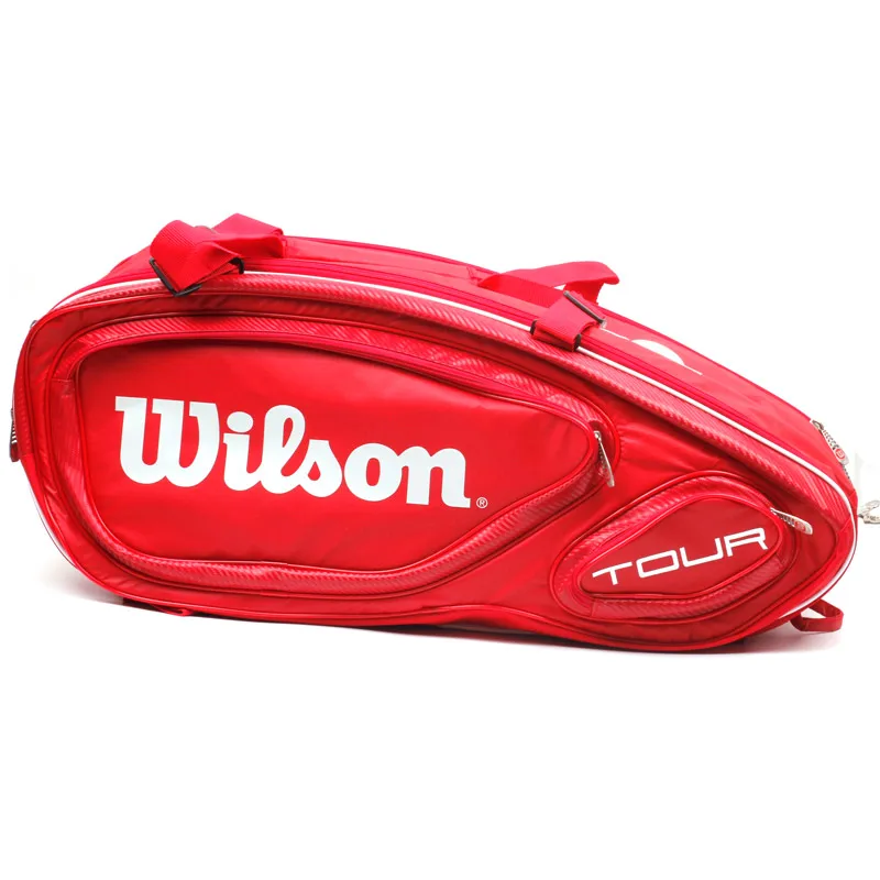 100% оригинальный бренд wilson Raquete De Tenis Backup New Back Pack теннисная сумка 6 шт.