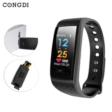 R17 цветной дисплей смарт-браслет сердечного ритма монитор кровяного давления водонепроницаемый IP67 Смарт Браслет для IOS и Android