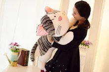 cartoon cat large 100cm squinting eyes cat plush toy hugging pillow toy Christmas gift h596