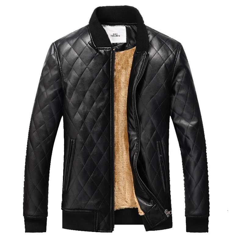 DIMUSI Мужская зимняя кожаная куртка, Мужская Флисовая Толстая теплая мотоциклетная куртка из искусственной кожи, мужские деловые повседневные пальто veste en cuir, американский размер