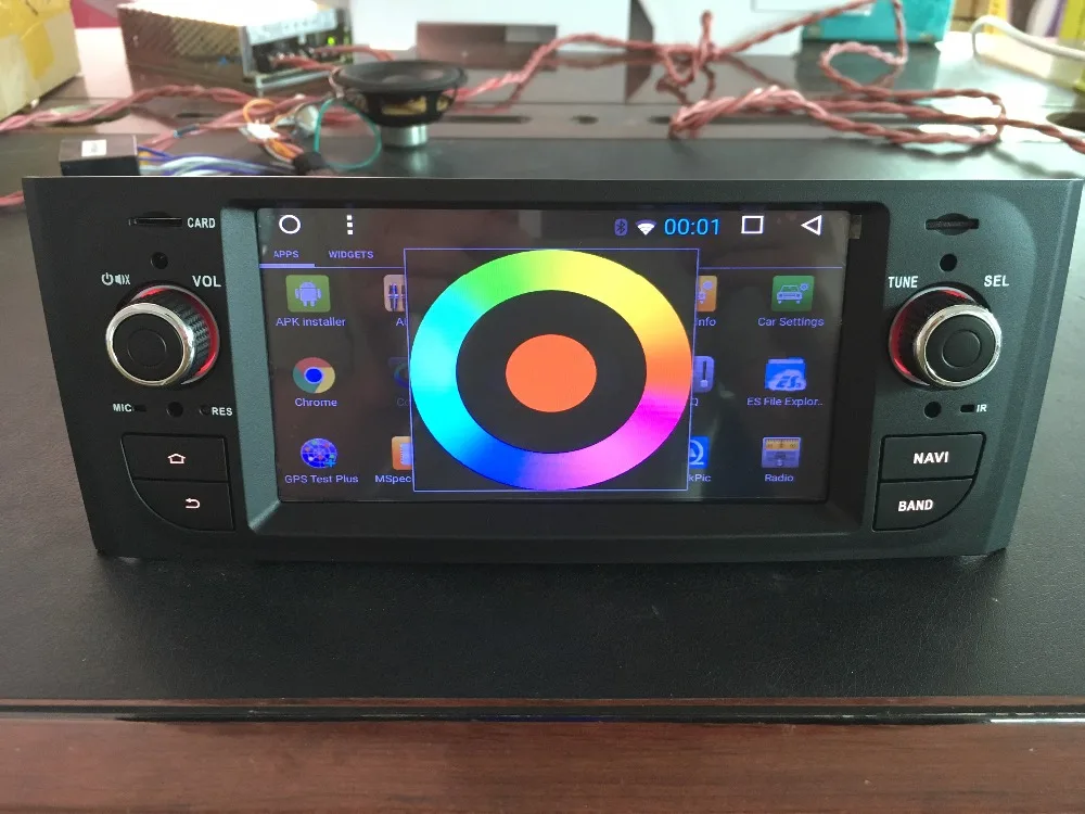 Новейший Android 8,1 Восьмиядерный gps навигатор стерео 6," автомобильный DVD мультимедиа для Fiat Grande Punto/Linea 2007-2012 с Радио/RDS