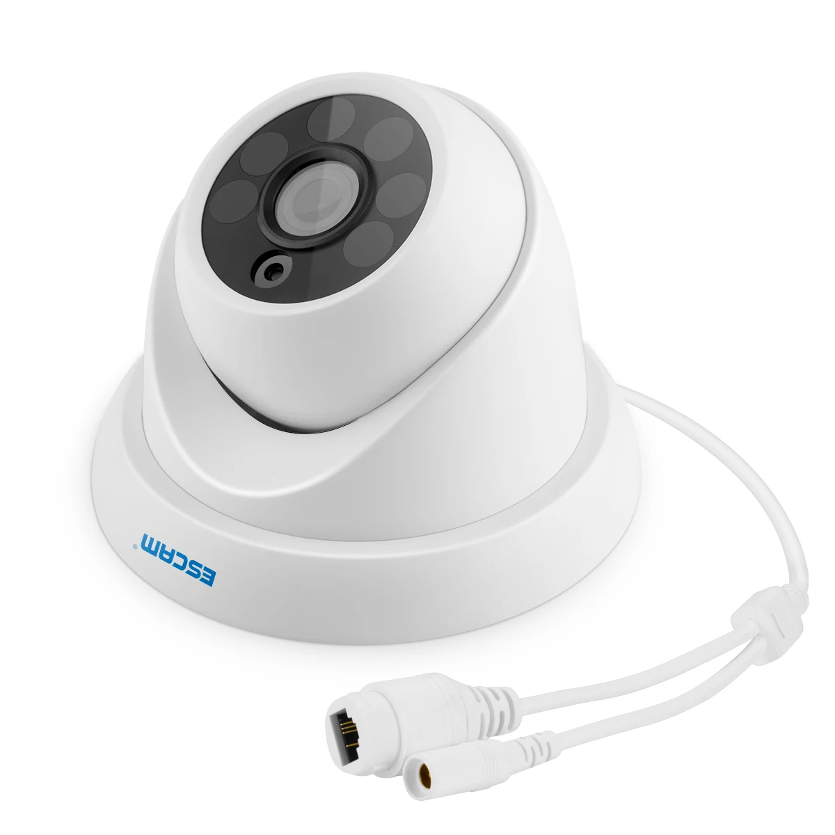 Камера видеонаблюдения ESCAM QH001 ONVIF H.265 купольная инфракрасная камера безопасности