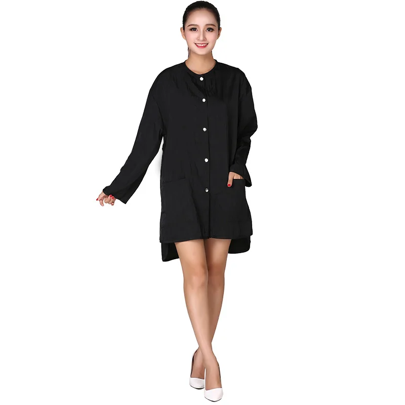 

1pcs Salon Kimono Hairdressing Beauty SPA Gown Snap-fastener Robe Hair Capes Styling Barber Salon Hairdresser Wraps Cloth