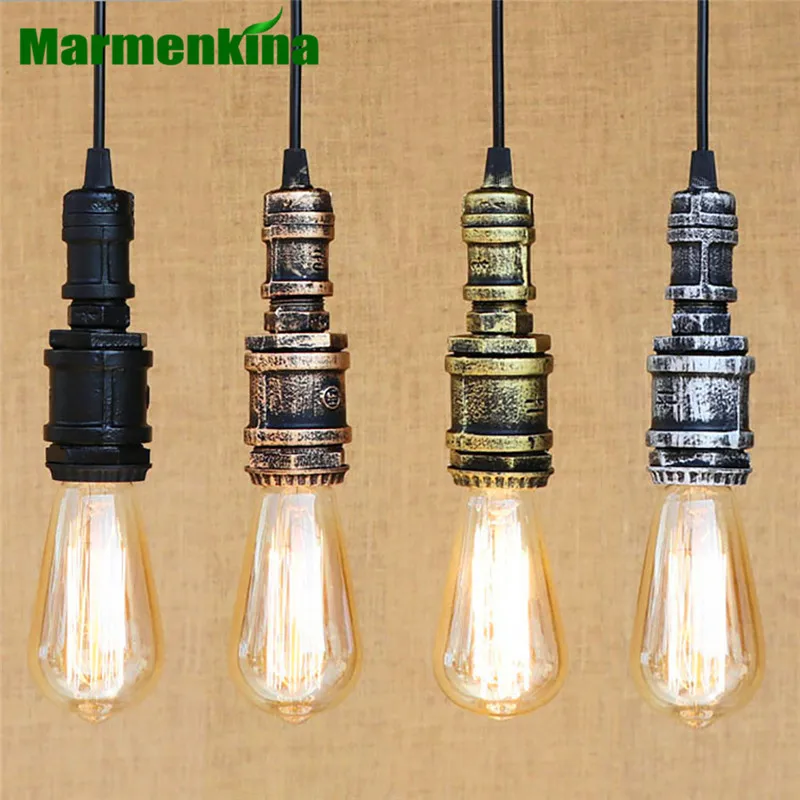 Nordic Countryside LOFT Pendant Lamps Water Pipe Chandeliers Single E27 lamp holder Retro Antique Restaurant Bar Cafe AC110-240V Nordic Countryside LOFT Pendant Lamps Water Pipe Chandeliers Single E27 lamp holder Retro Antique Restaurant Bar Cafe AC110-240V
