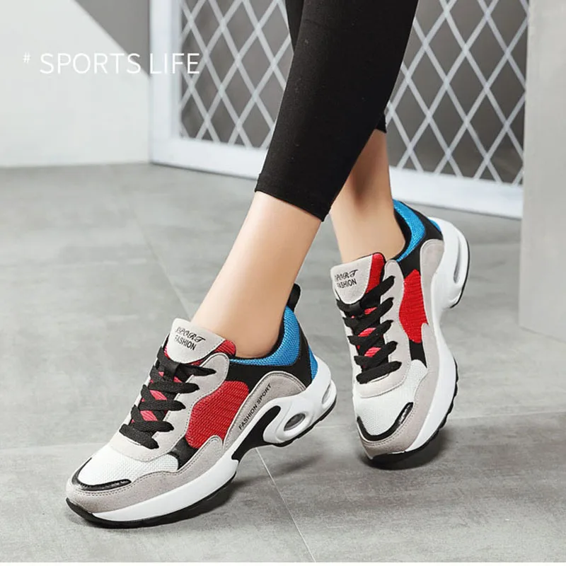 Women Spring Fashion Casual Shoes Breathable Damping Female Comefortable Women's Vulcanize Shoes Ladies Walking Sneakers Women's Shoes