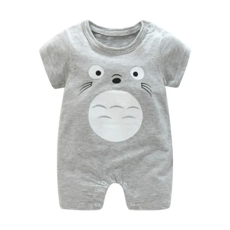 

2019 New Infant baby boy girl rompers Cute Cartoon animal sloth Children Summer bebe kids clothes boys girls jumpsuit
