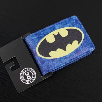 

The Revenge League Batman Wallet Leather Fashion High Quality Money Bag Card Holders Men Women Gift Cartoon Anime Purse Wallets
