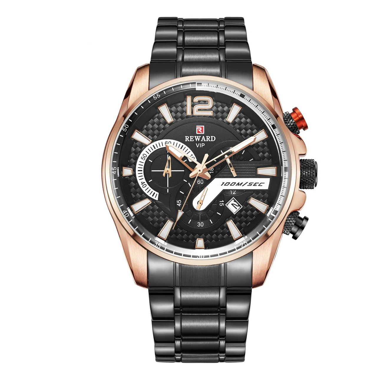 

Luxury Men Business Digital Quartz Wristwatch 3Bar Water Resistant Stainless Steel Sport Watches Dress Glass Dress Simple Round