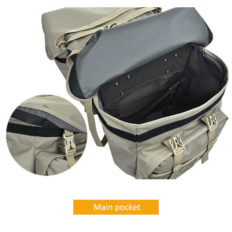 Discount Bicycle Bag Mountain Road Saddle Cycling Bags MTB Rear Double Side Rack Tail Seat Pannier Pack Bike Accessories Rain Cover XA37D 5