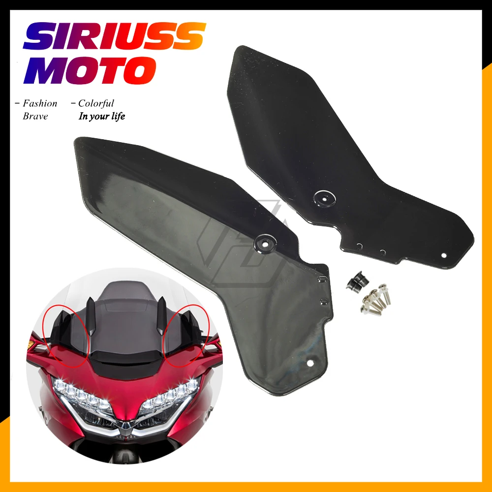

Smoke Motorcycle Windshield Side Fairing Windscreen Case for Honda Goldwing GL1800 GL 1800 2018 2019