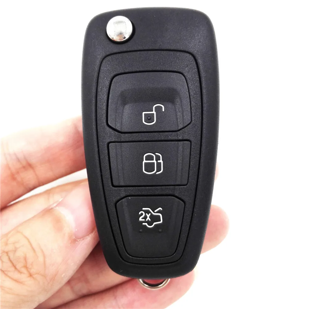 Hot!Original Brand New Folding Flip Remote Key 3 Button 433MHZ For FORD after 2012 New Focus WITH 83 Electronic chip(DST40)