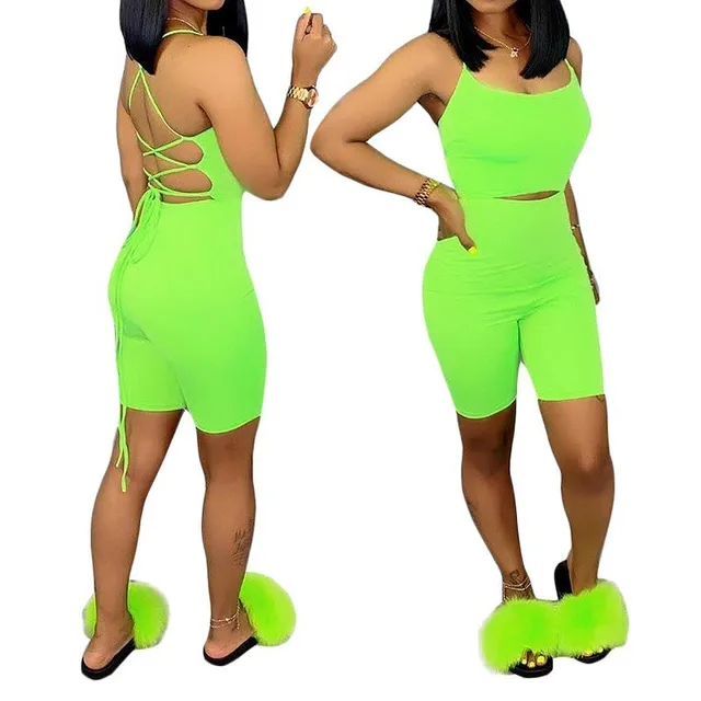 yellow and green jumpsuit