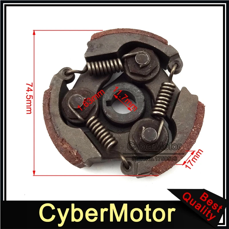 Cluch колодка + тормозные суппорты колодки для 47cc 49cc 2 тактный двигатель карманный