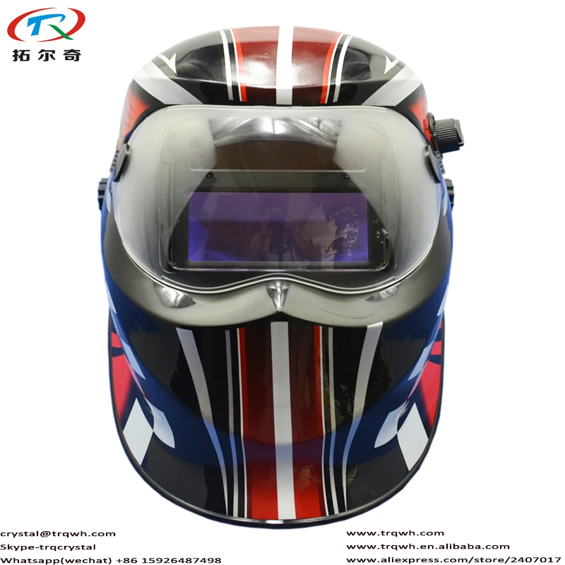 

Welding Equipment Welding Mask Full Face Eye Protection TRQWH Welding Helmet Auto Darkening Promotion CE Approved TRQ-KD04-2233F