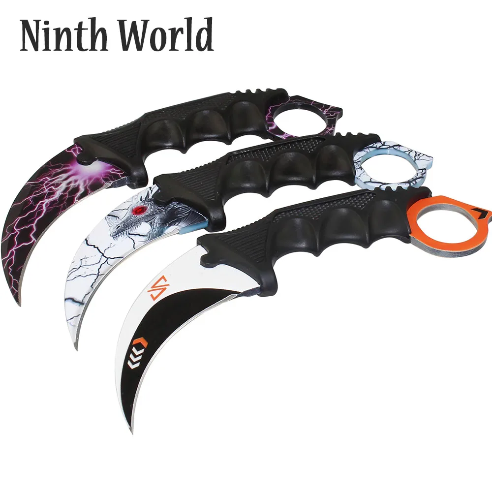 

Ninth World New Products Karambit CS GO Counter Strike Survival Hunting Tactical Fixed Blade Knife Camping Knives 14 Color