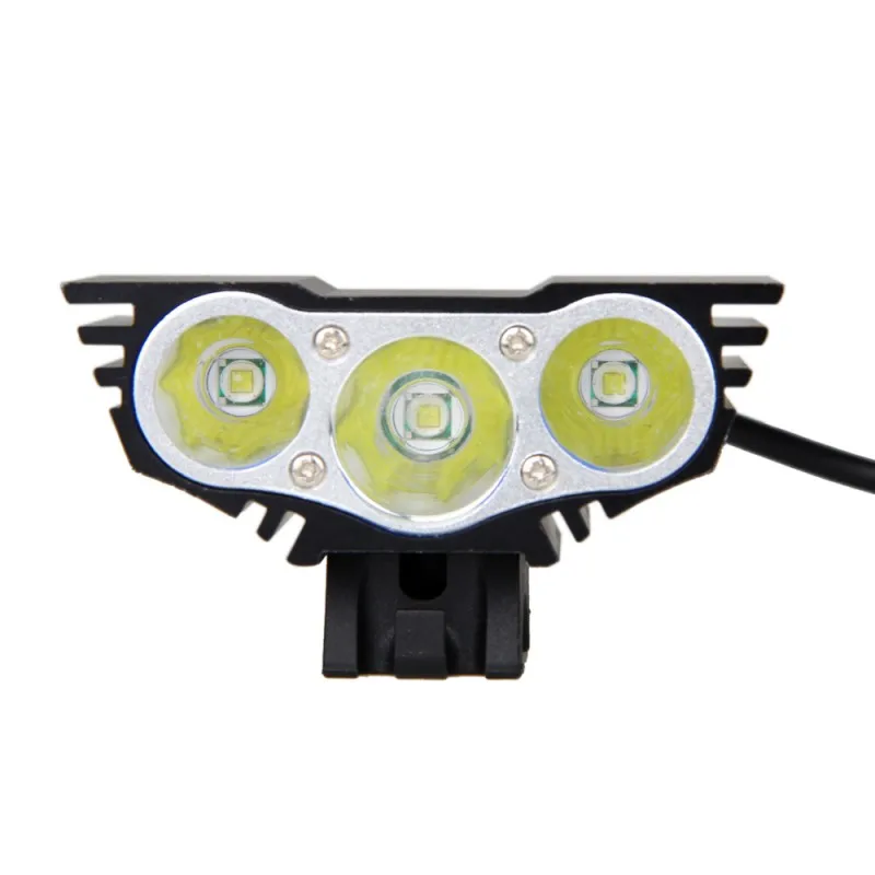 Discount USB 10000LM LED Bike Headlamps3XT6  LED Bike Light  Front Handlebar Torch +Rechargeable 4x18650 Battery+Charger 3