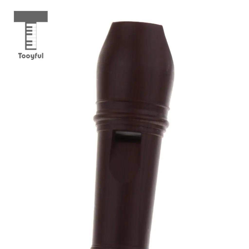 Tooyful Exquisite ABS 8 Holes German Style Soprano Recorder Woodwind Instrument