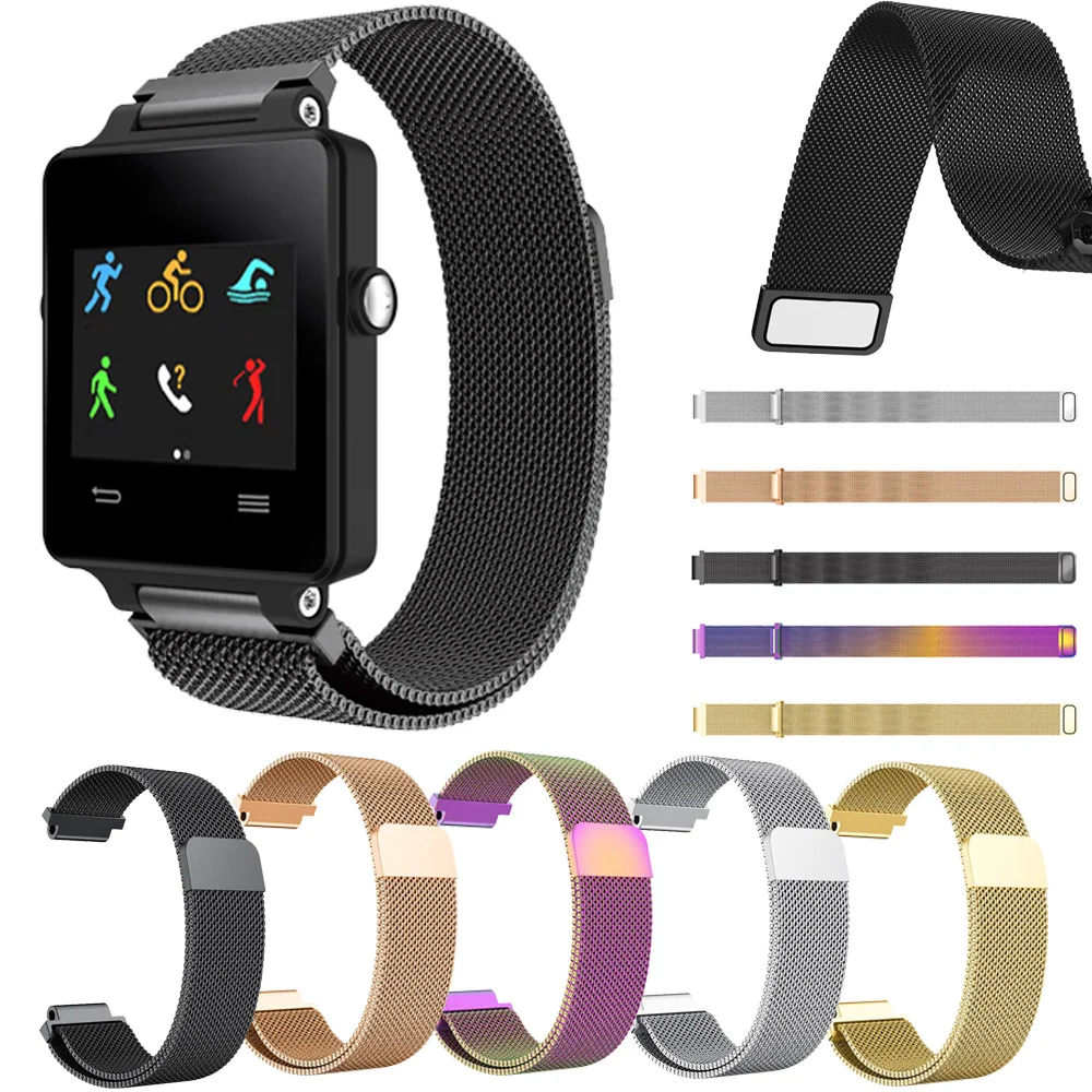 Ремешок для часов Milanese Loop сменный ремешок из нержавеющей стали Garmin Vivoactive