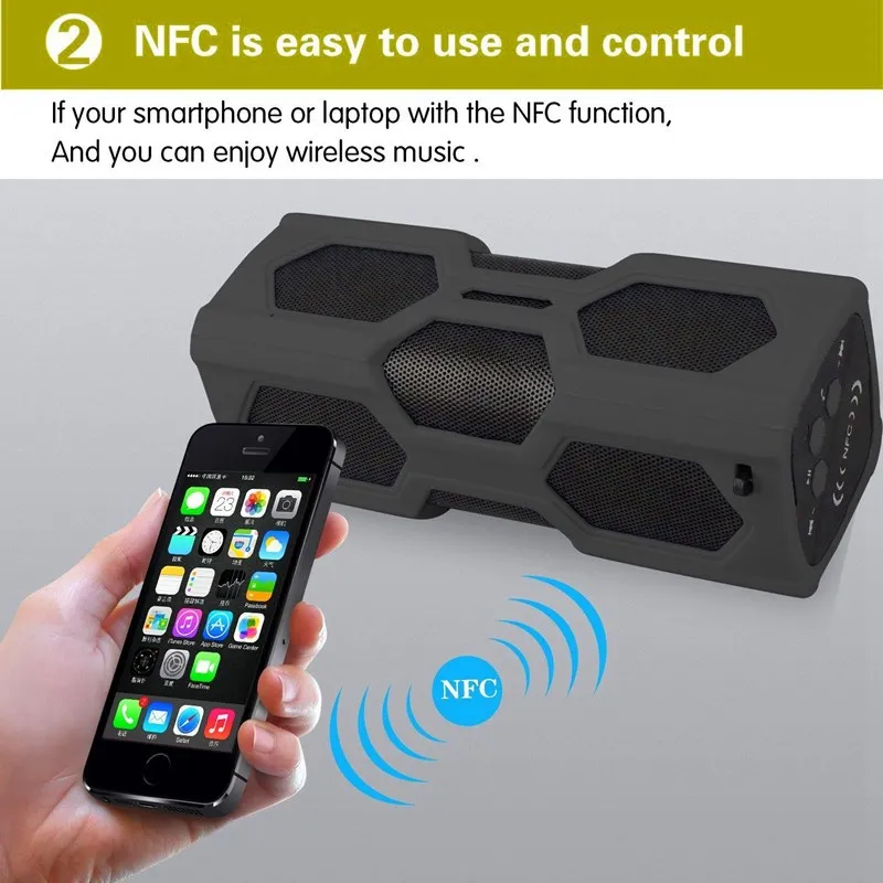 VTIN портативный Bluetooth беспроводной динамик раскладной стул с металлической рамой водонепроницаемый внешний аккумулятор ультра Бас Сабвуфер Звук с функцией NFC