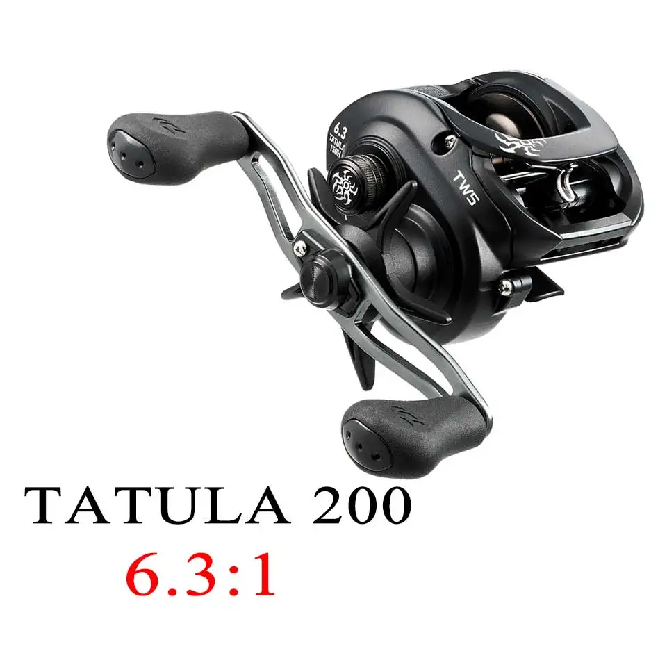 DAIWA TATULA 100/150/200 катушка для заброса приманки 6,3: 1/7. 1:1/8,1: 1 5-6 кг Мощность наушники-вкладыши TWS с системой 7BB+ 1RB коррозионно-стойкие шарикоподшипники - Цвет: TATULA200 6.3