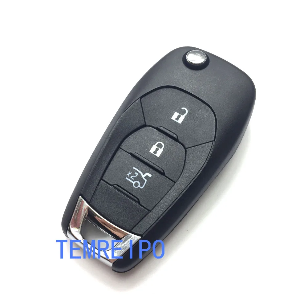 

3 buttons Replacement Flip Key Case Shell for Chevrolet cruze remote control key shell