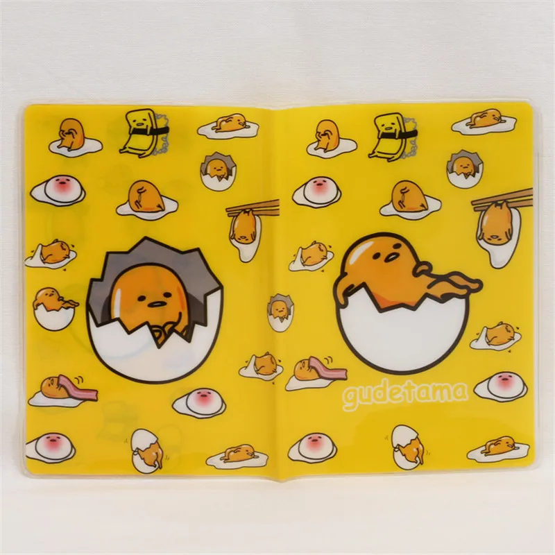 Новая модная мультяшная Обложка для паспорта Gudetama, Сумка для документов, Сумка для документов из ПВХ, сумка для паспорта, дорожная сумка для девочек, чехол для ID карты