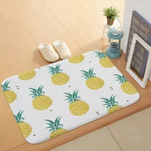 Креативный дизайн с узором «ананас», коврики подушки Коврики для ванной для гостиной, спальни, кухни, общие анти-с защитой от скольжения