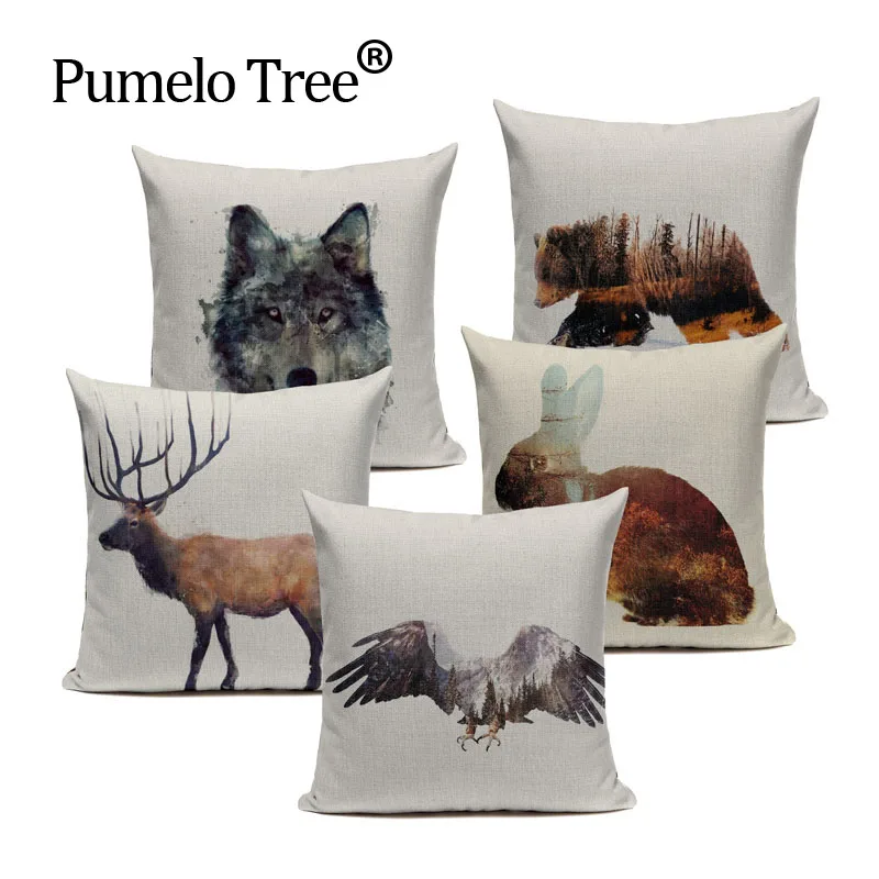 

Custom Cushion Cover Lovely Rabbit Animal Creative Pillow Case For Pillow High Quailty Bunny Sofa Cushion Cover For Living Room