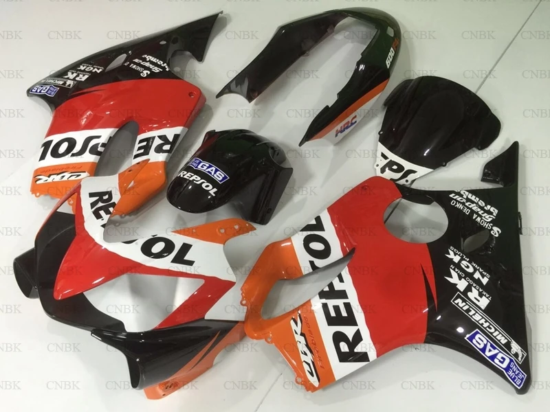 Для CBR600 F4i 2004 - 2007 Abs обтекатель CBR600F4i 2005 repsol набор для всего тела CBR 600 Пластиковые
