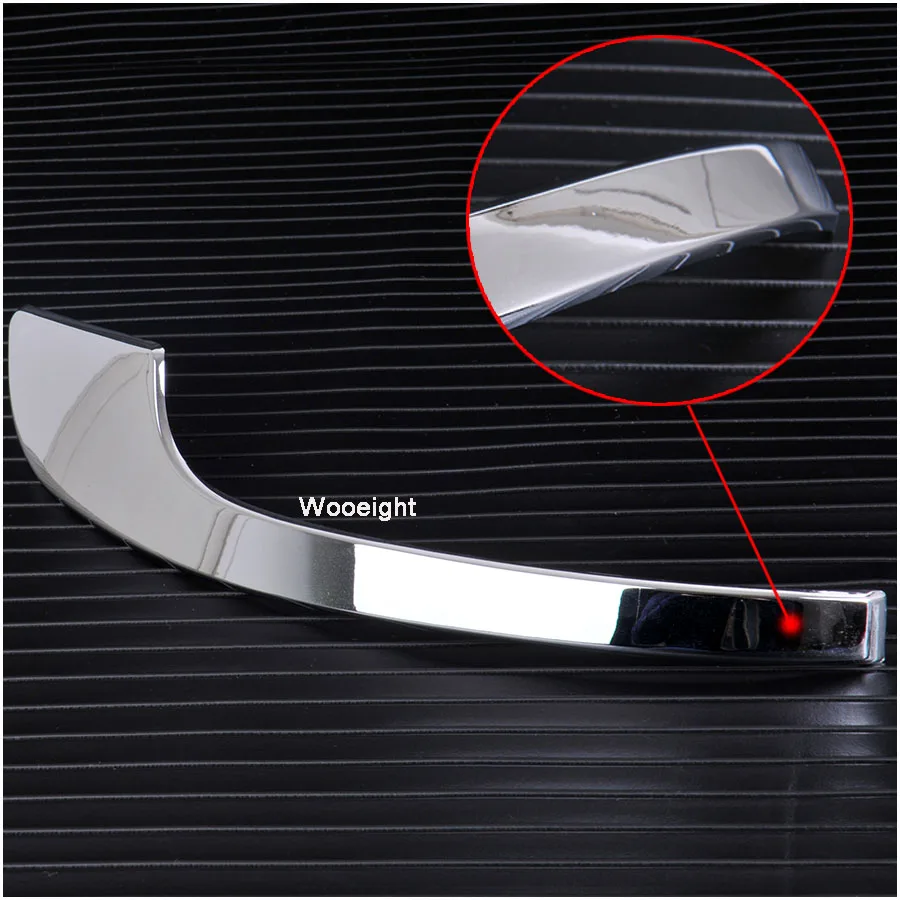 Wooeight 2Pcs Car ABS Side Mirror Chrome Cover Trim Molding Strip Rear View Bezel Frame Garnish Protector For Hyundai Tucson 2016 2017 (6)