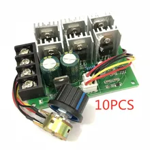 10 шт. PWM регулятор двигателя пост. тока 12v24v36v48v высокой мощности 40A DC контроллер щетки двигателя 2000 Вт модуль