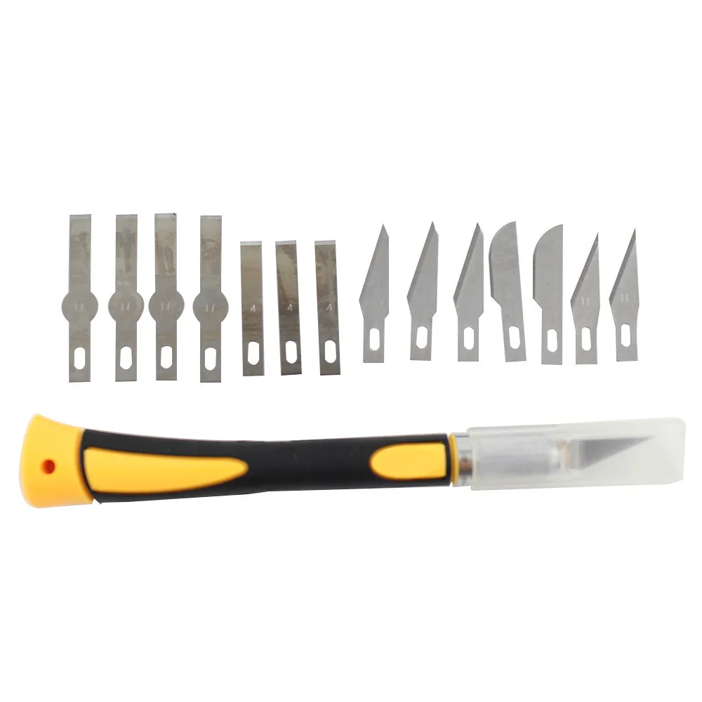 Набор ножей для резьбы DIY из нержавеющей стали, многофункциональный нож для резьбы по дереву, нож для рукоделия, электрический универсальный нож