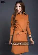 New Arrival ! Woolen Cloth Coat Women’s New Elegant Slim Woolen Coat 4XL 5XL Large Size Outwear Clothing ! S-4XL free shipping
