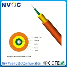 2,0 мм одножильный многомодовый плотный полированный внутренний волоконно-оптический кабель 0,9 мм(50/125) LSZH Куртка