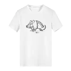 2019 Летняя женская повседневная модная футболка с креативным принтом, футболка с короткими рукавами и круглым вырезом для родителей и детей