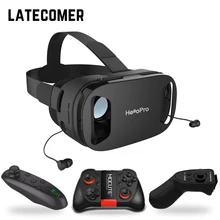 headphone upgrade version virtual reality glasses 3D VR glasses headset helmets Game box Game box VR BOX Selectable with Gamepad
