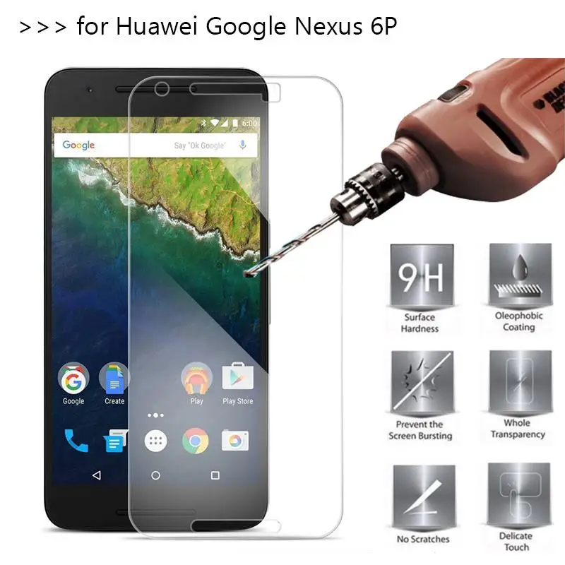 2.5D 9H Премиум Закаленное стекло для Huawei Nexus 6P Защитная пленка экрана Google |