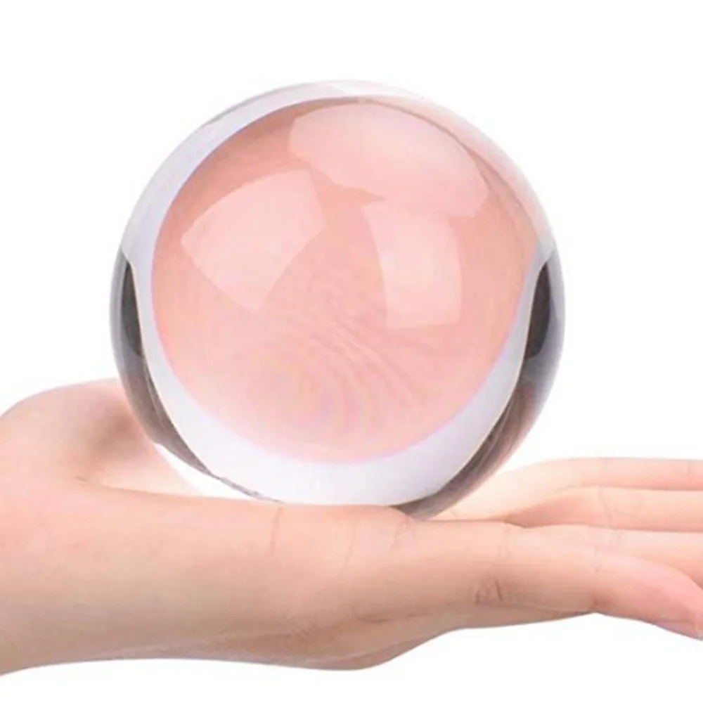 

1pcs 150mm Clear Crystal Ball Home Decoration Glass Sphere Ball Free Shipping